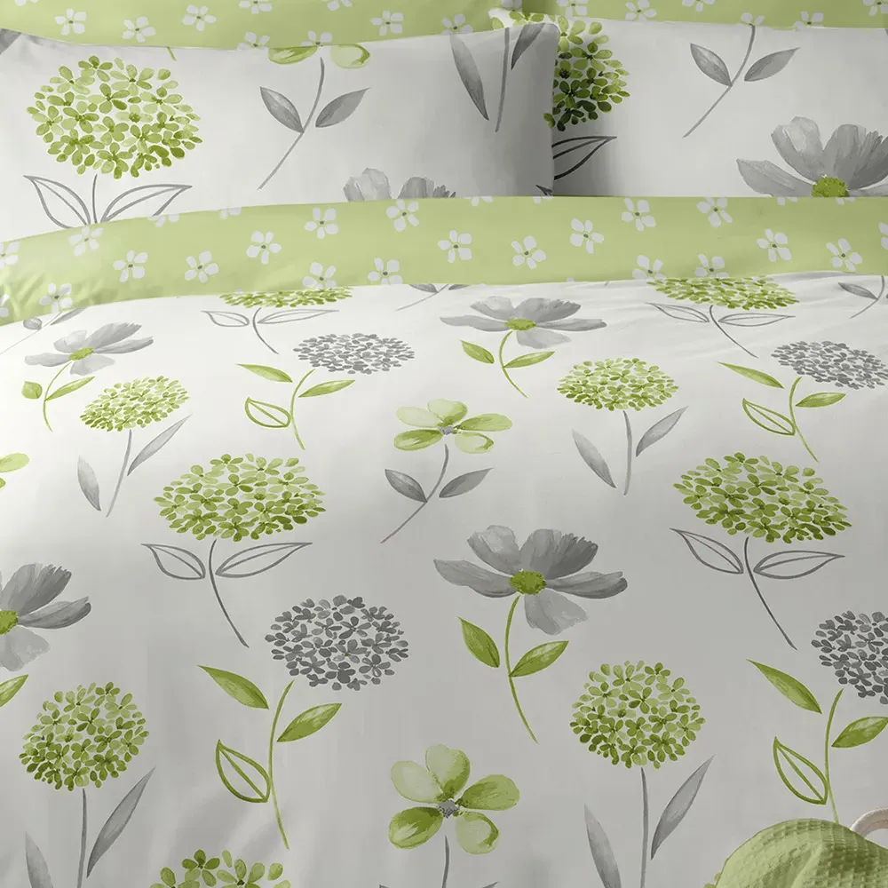 Caroline Single Duvet Set - White, Cotton