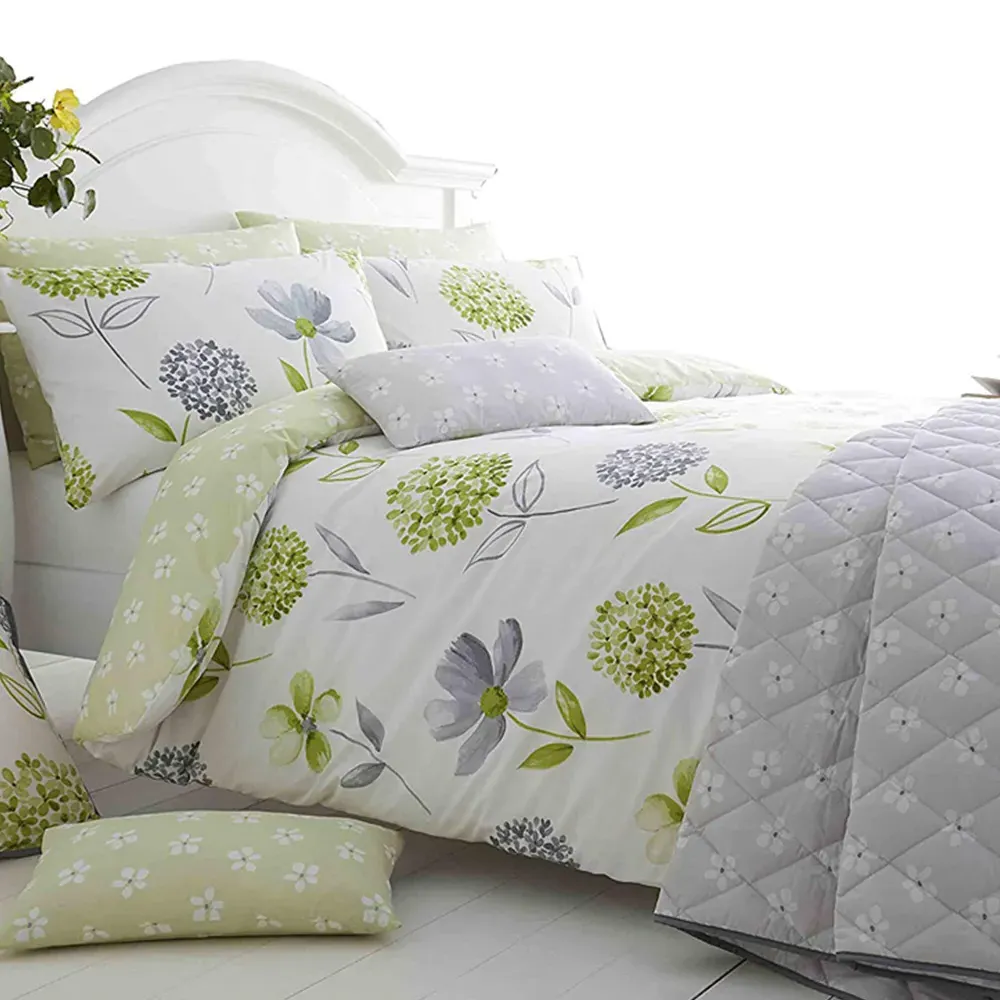 Caroline Super King Duvet Set - White, Cotton