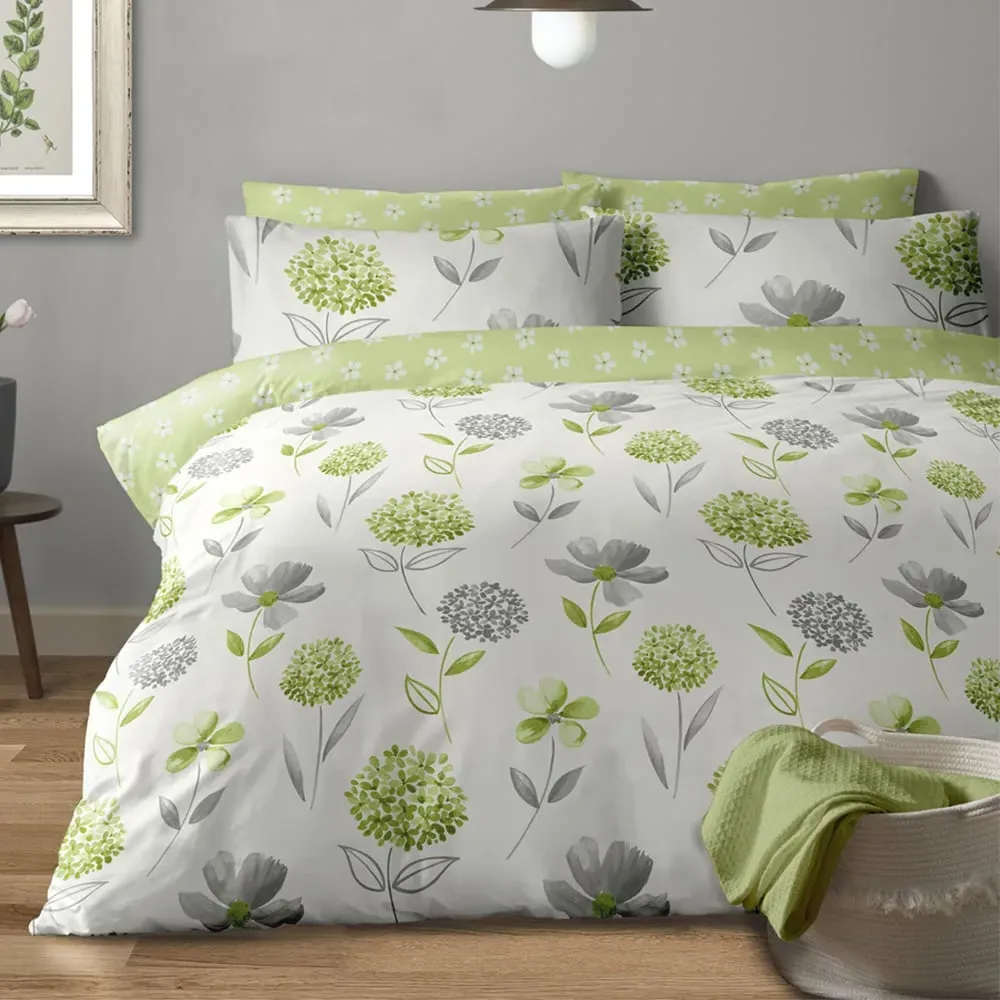 Caroline Super King Duvet Set - White, Cotton
