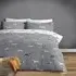 Dachshund Double Duvet Set - Grey, Polycotton
