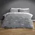 Dachshund Single Duvet Set - Grey, Polycotton