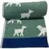 Dog Turkish Cotton Bath Sheet - Green