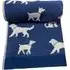 Dog Turkish Cotton Bath Sheet - Navy