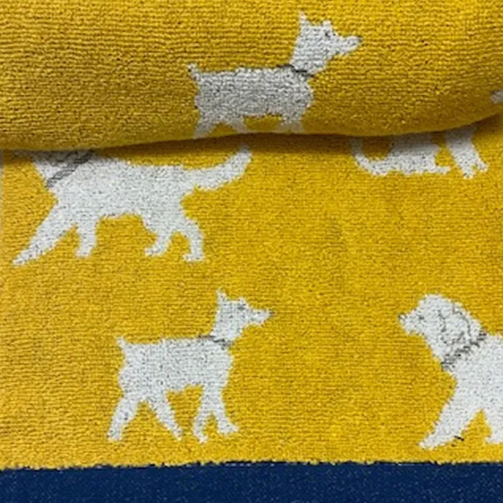 Dog Turkish Cotton Bath Sheet - Ochre
