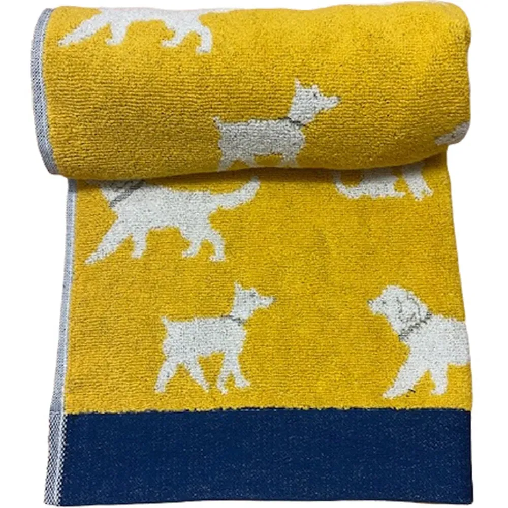 Dog Turkish Cotton Bath Sheet - Ochre