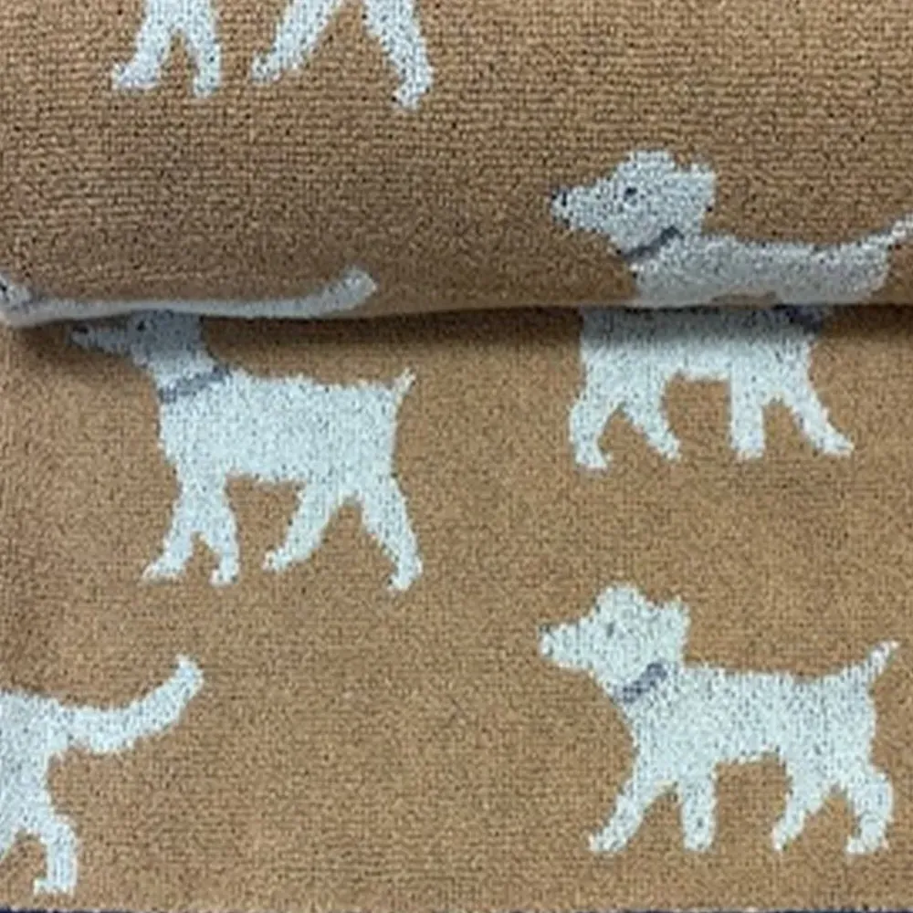 Dog Turkish Cotton Bath Towel - Beige