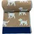 Dog Turkish Cotton Bath Towel - Beige