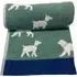 Dog Turkish Cotton Bath Towel - Green