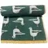 Sea Gull Bath Sheet - Green, Turkish Cotton