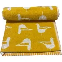 Sea Gull Bath Sheet - Ochre, Turkish Cotton