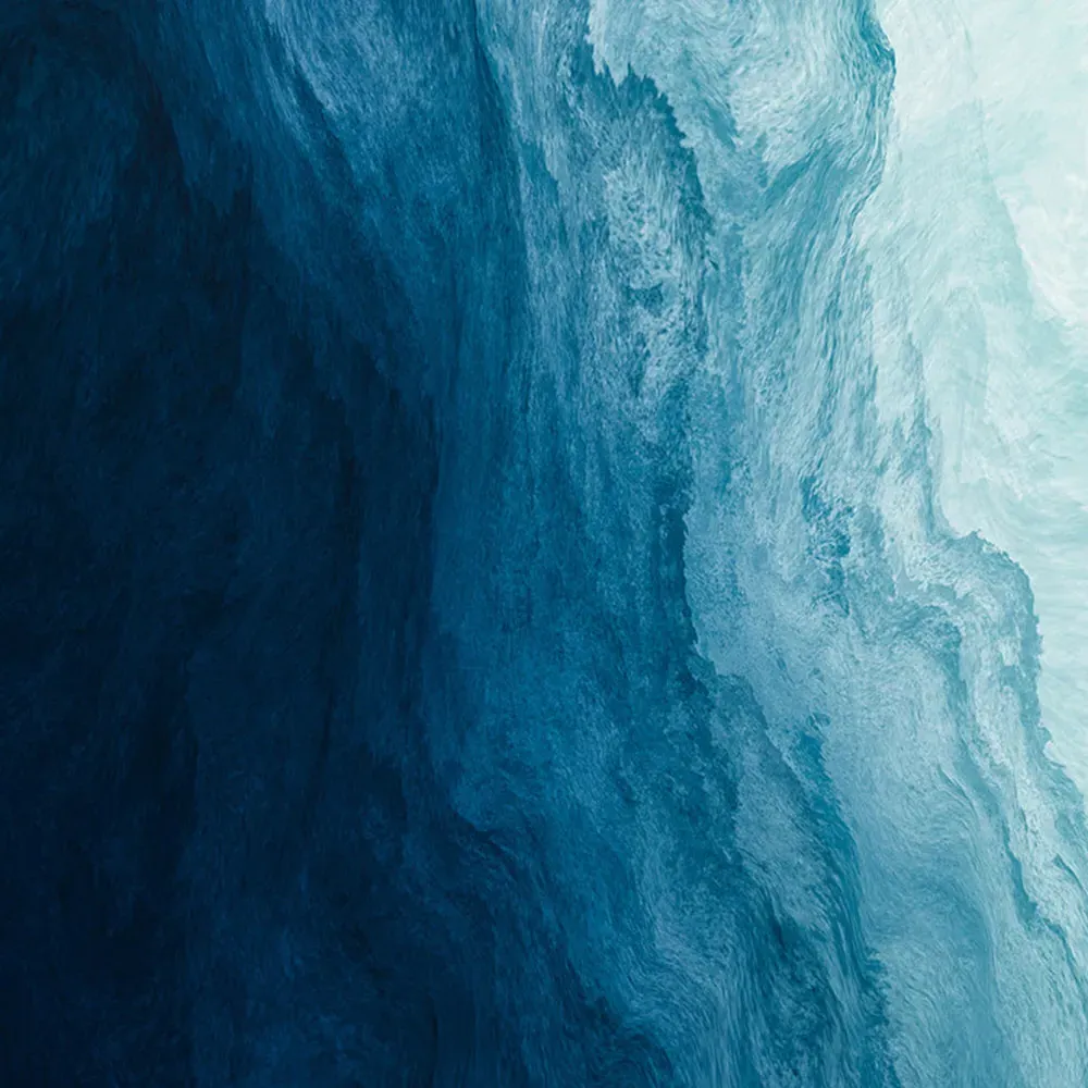 Andrew Lee 6 Pack Abstract Fluid Coasters - Blue