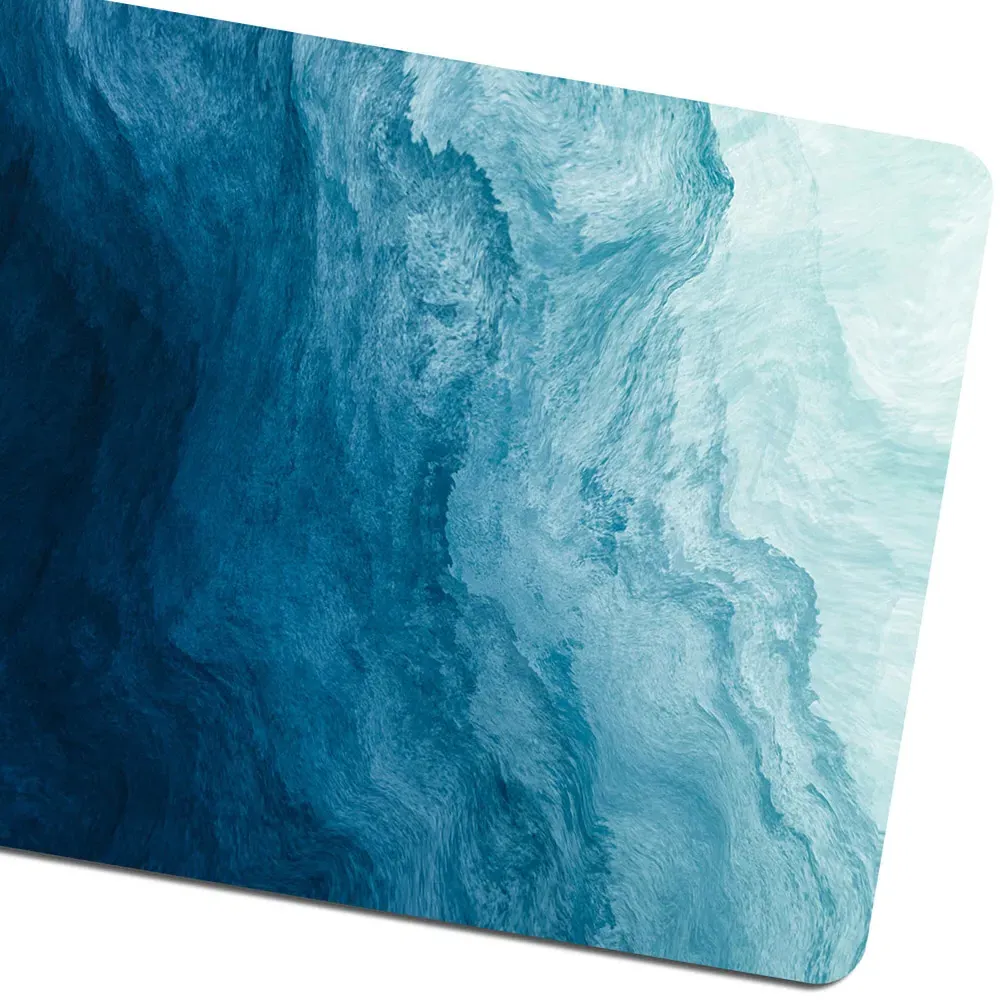 Andrew Lee 6 Pack Abstract Fluid Placemats - Blue