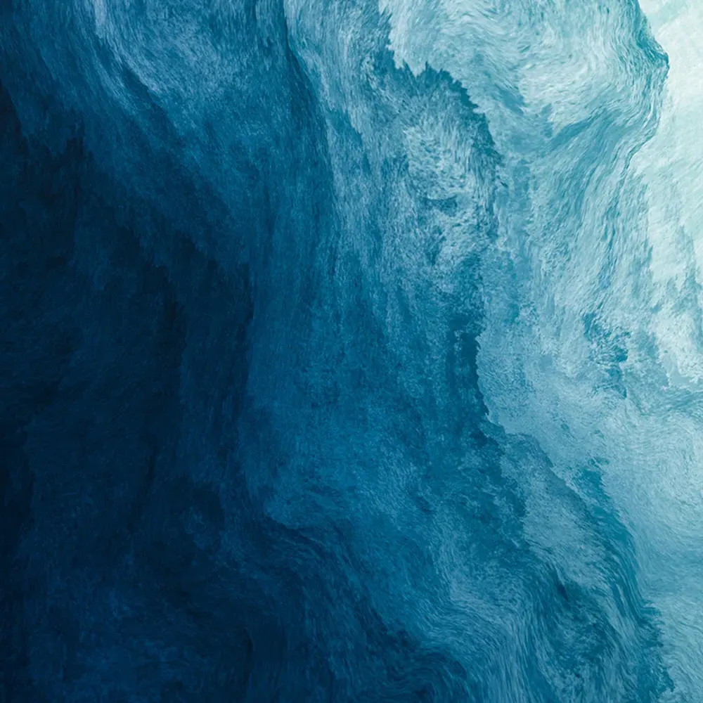 Andrew Lee 6 Pack Abstract Fluid Placemats - Blue