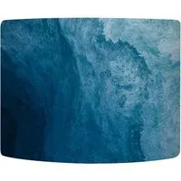 Andrew Lee Big Abstract Liquid Fluid Lamp Shade - Blue