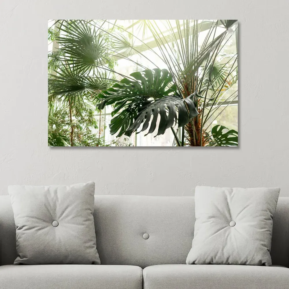 Andrew Lee Green Plants Botanical Garden Canvas - Green