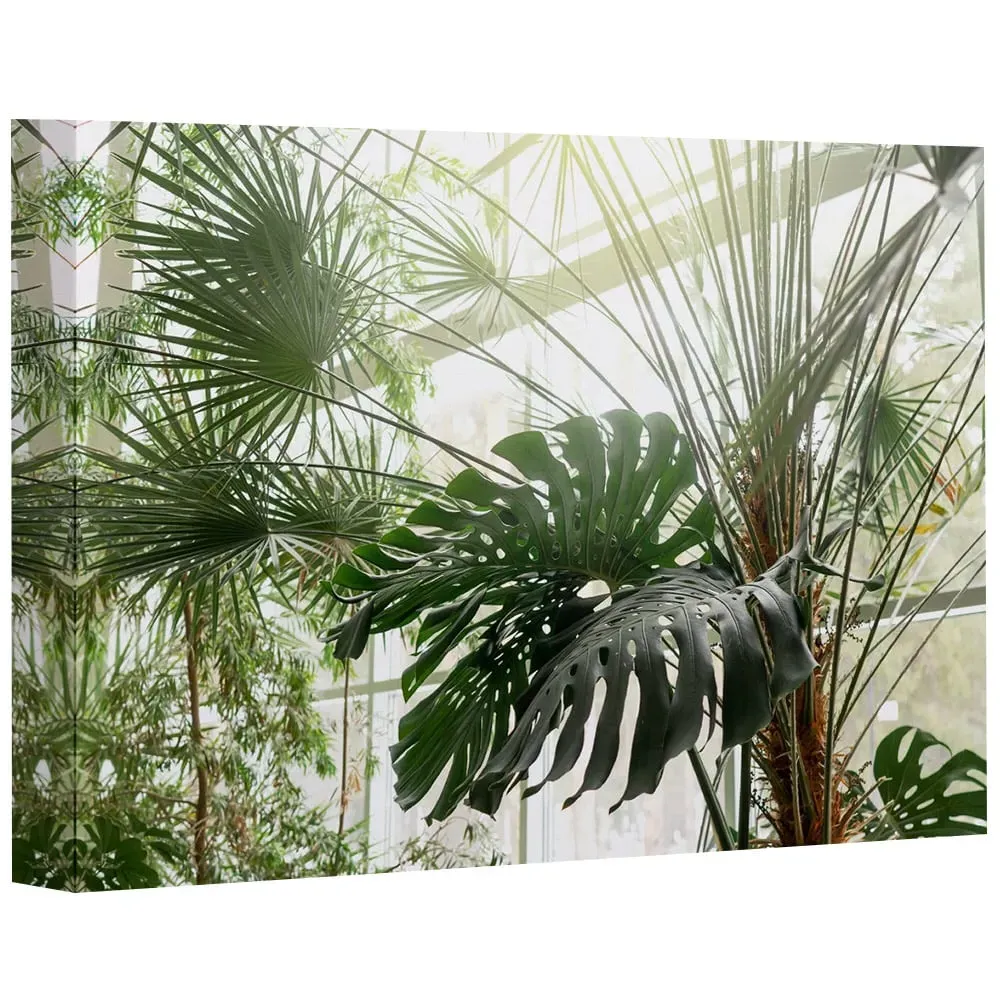 Andrew Lee Green Plants Botanical Garden Canvas - Green