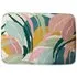 Artistic Abstract Leaves Bath Mat