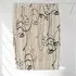 Line Drawing of Faces Shower Curtain - Cream