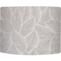 Small Beige Leaves Lamp Shade - Pink, Cotton