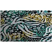 Tropical Leaves Kitchen Towel 3 Pack - Green