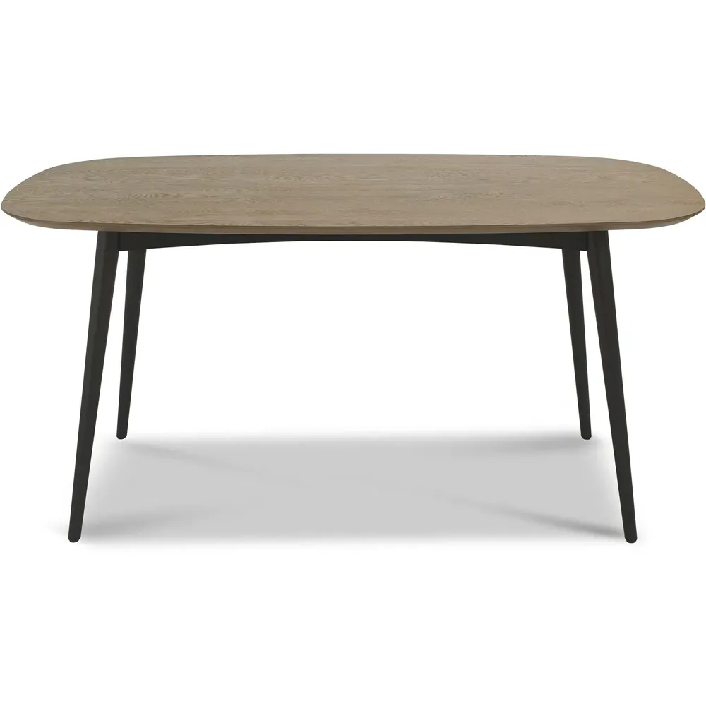 6 Seater Dining Table - Brown, Oak