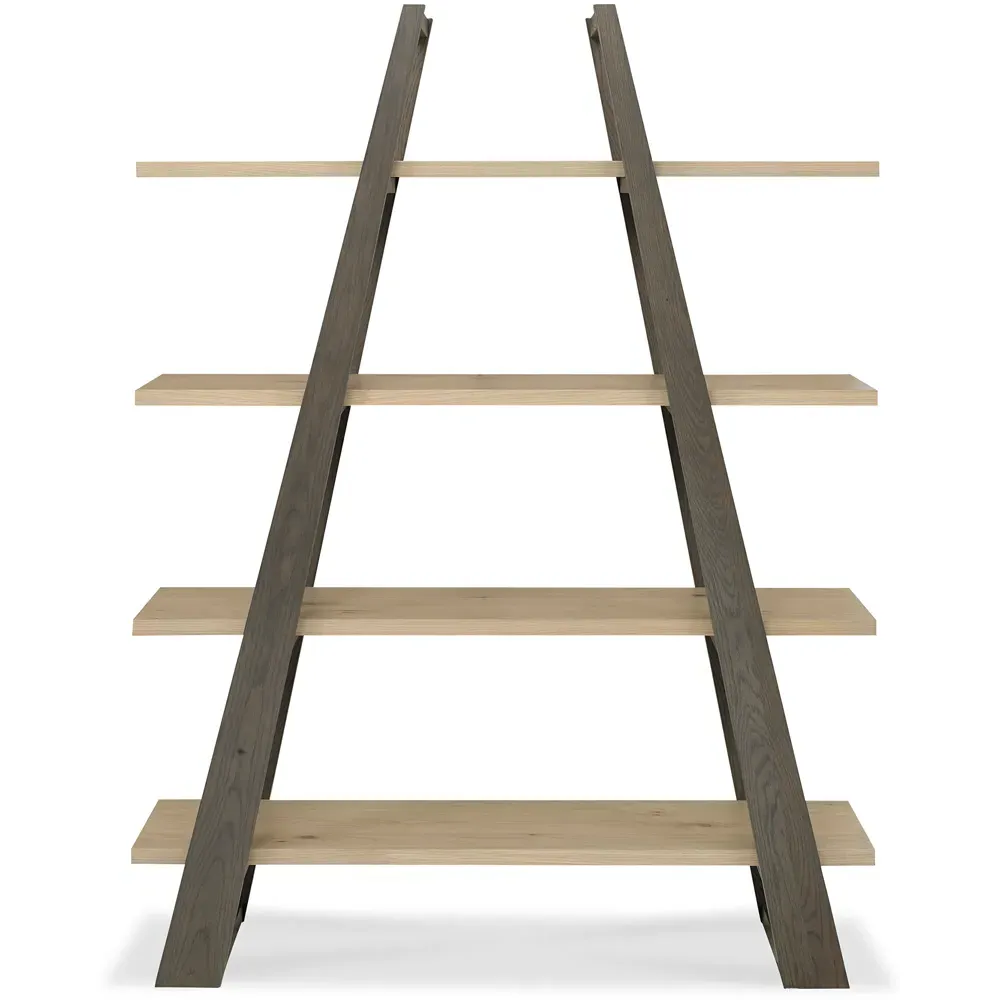 Cadell 4 Shelf Open Display Unit - Brown, Oak