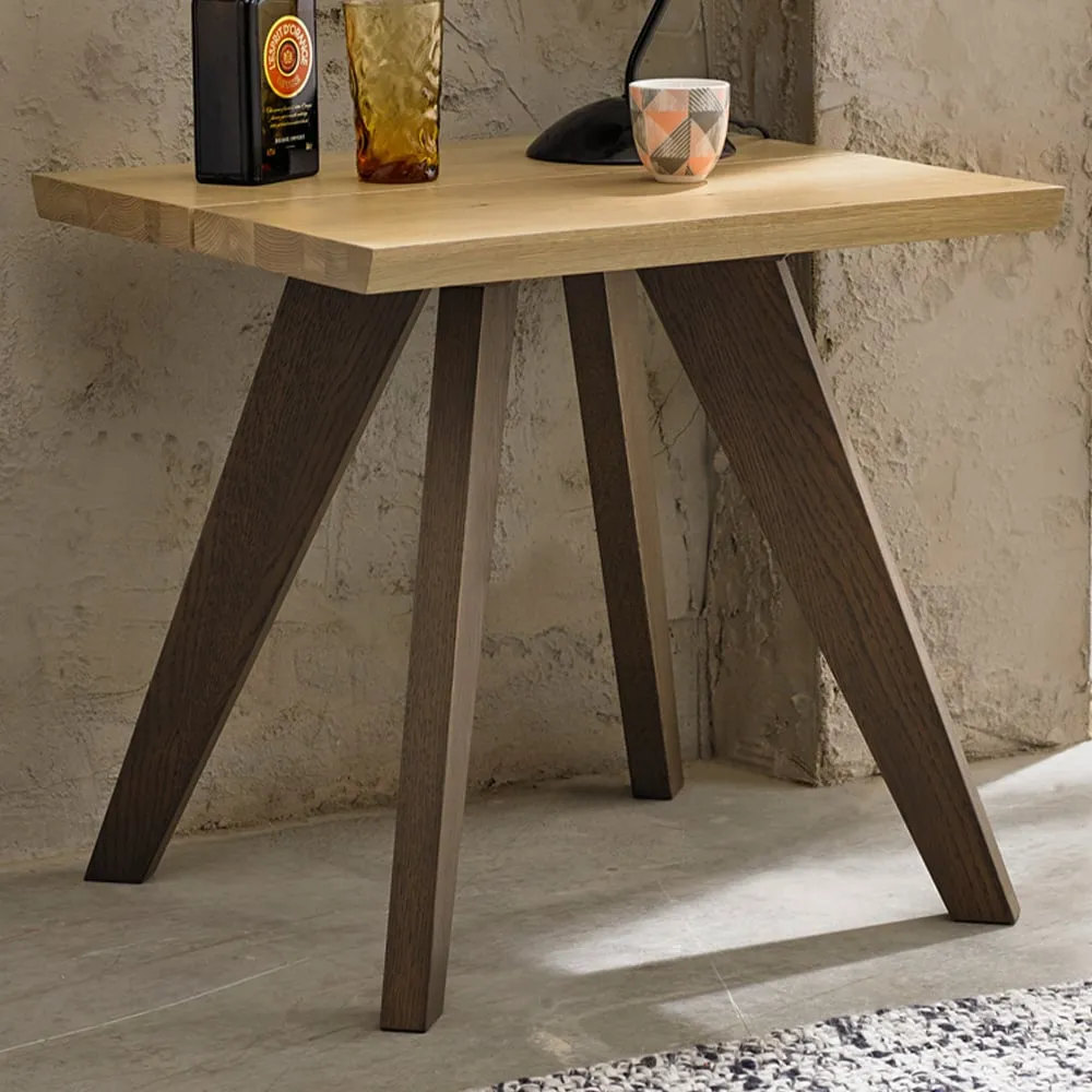 Cadell Lamp Table - Brown, Aged Oak image
