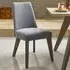 Cadell Set of 2 Upholstered Chairs - Grey, Oak