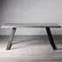 Hirst 6 Seater Dining Table - Grey, Glass