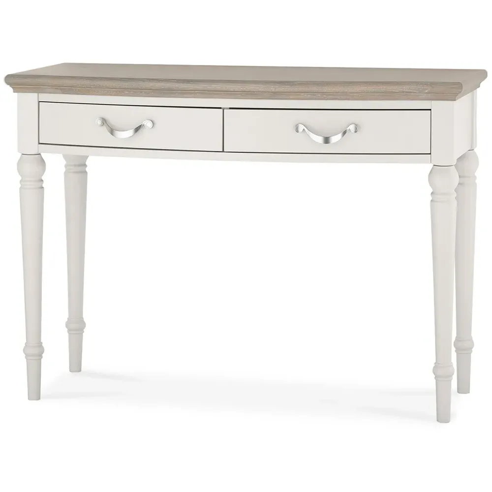 Montreux 2 Drawer Dressing Table - Grey, Oak