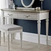 Montreux 2 Drawer Dressing Table - Grey, Oak