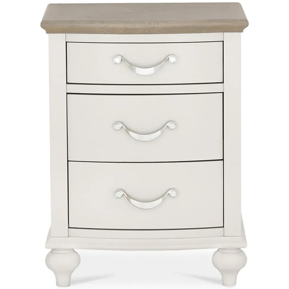 Montreux 3 Drawer Nightstand - Grey, Oak