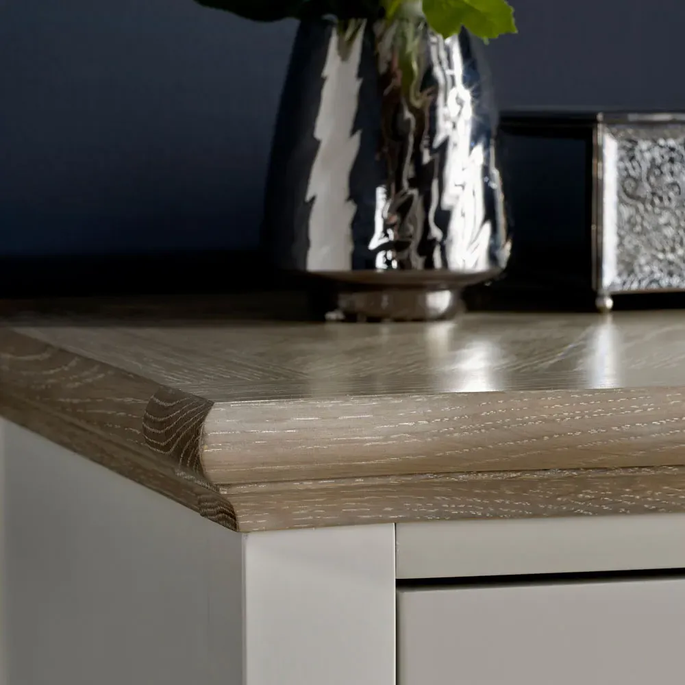 Montreux Single Drawer Nightstand - Grey, Oak