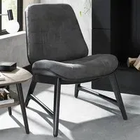 Peppercorn Old West Vintage Fabric Upholstered Chair - Brown