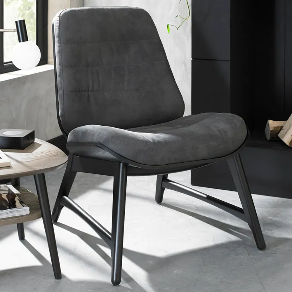 Peppercorn Old West Vintage Fabric Upholstered Chair - Brown