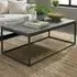 Renzo Coffee Table - Grey, Zinc