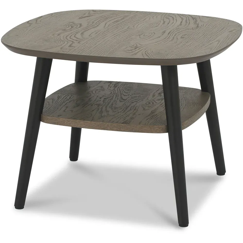 Single Shelf Lamp Table - Brown, Oak