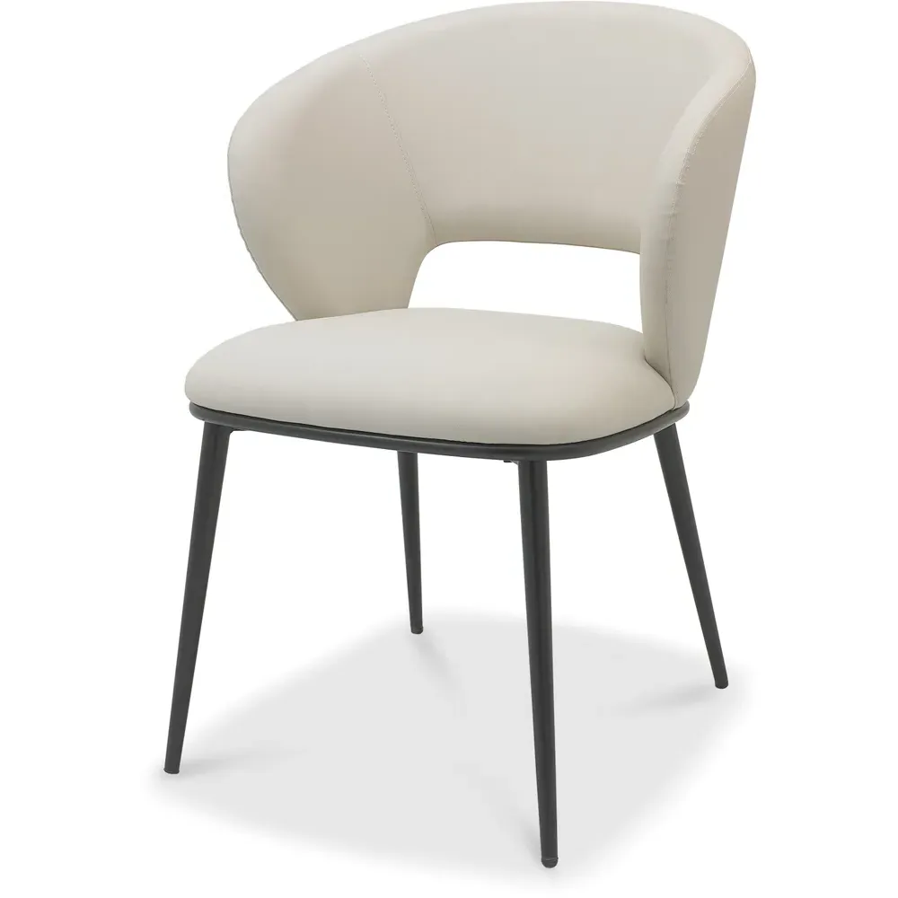 Stella Swivel Chair - Cream, Boucle