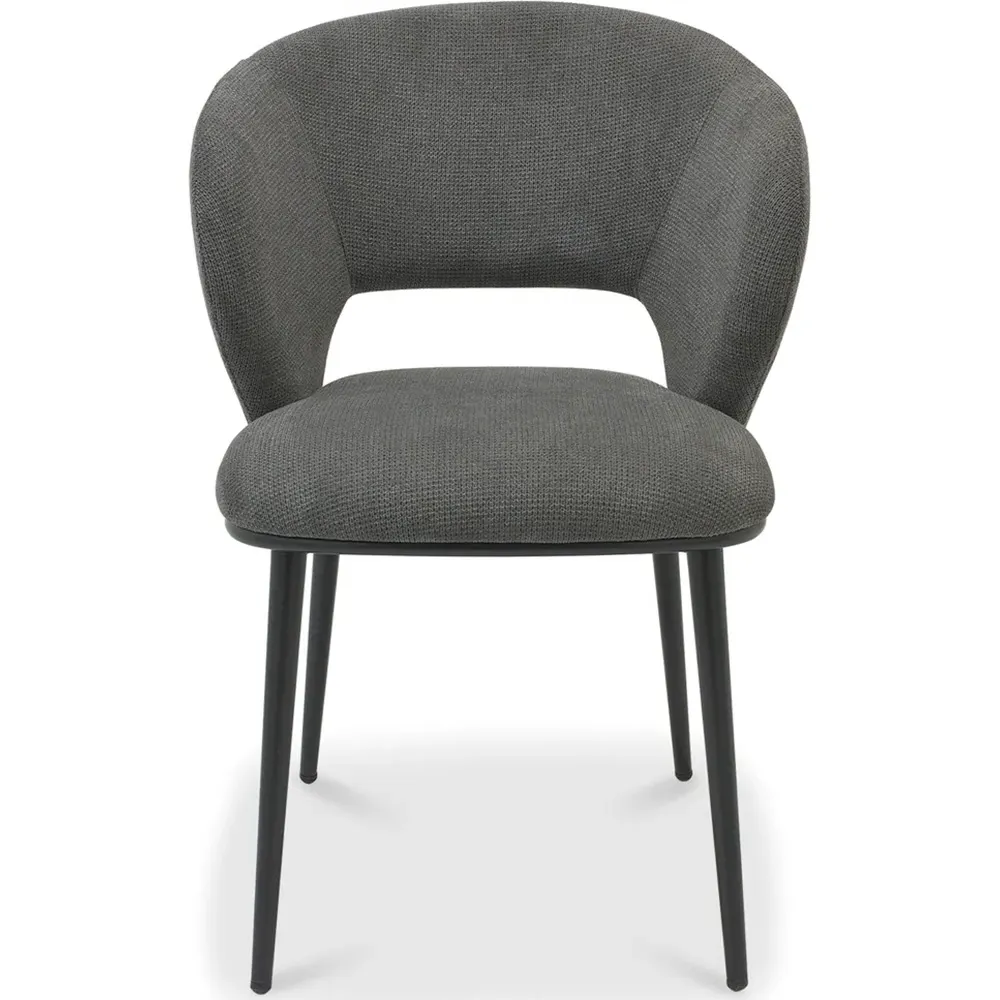 Stella Swivel Chair - Grey, Boucle
