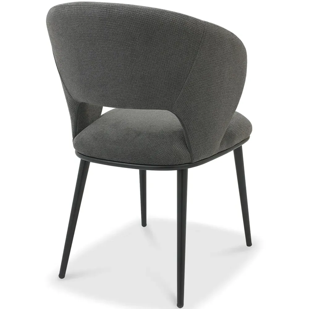 Stella Swivel Chair - Grey, Boucle
