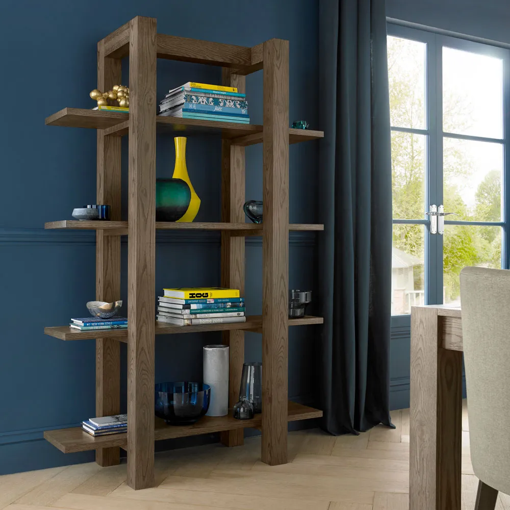 Turin 4 Shelf Unit - Brown, Oak