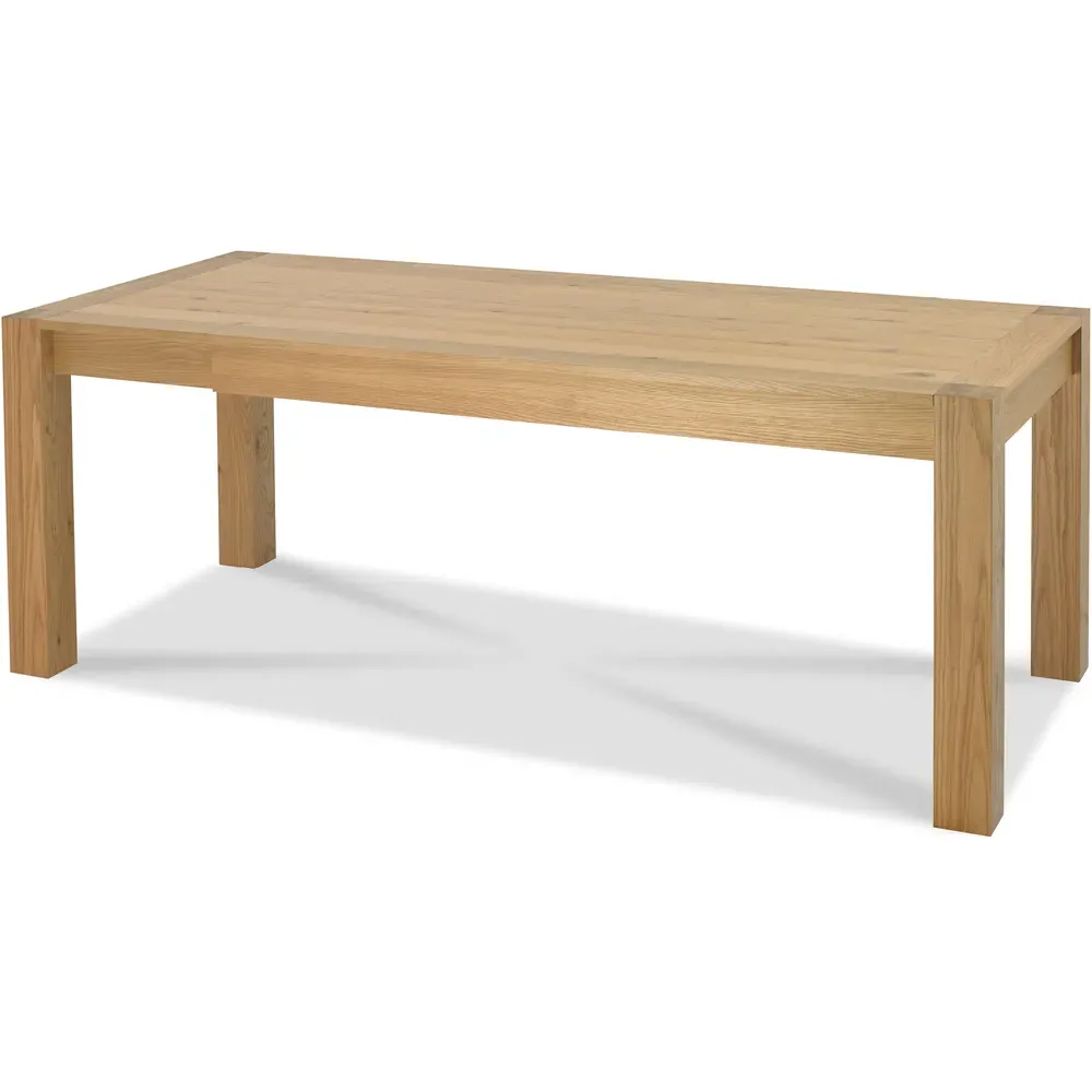 Turin 6-Seater Extending Dining Table - Light Oak