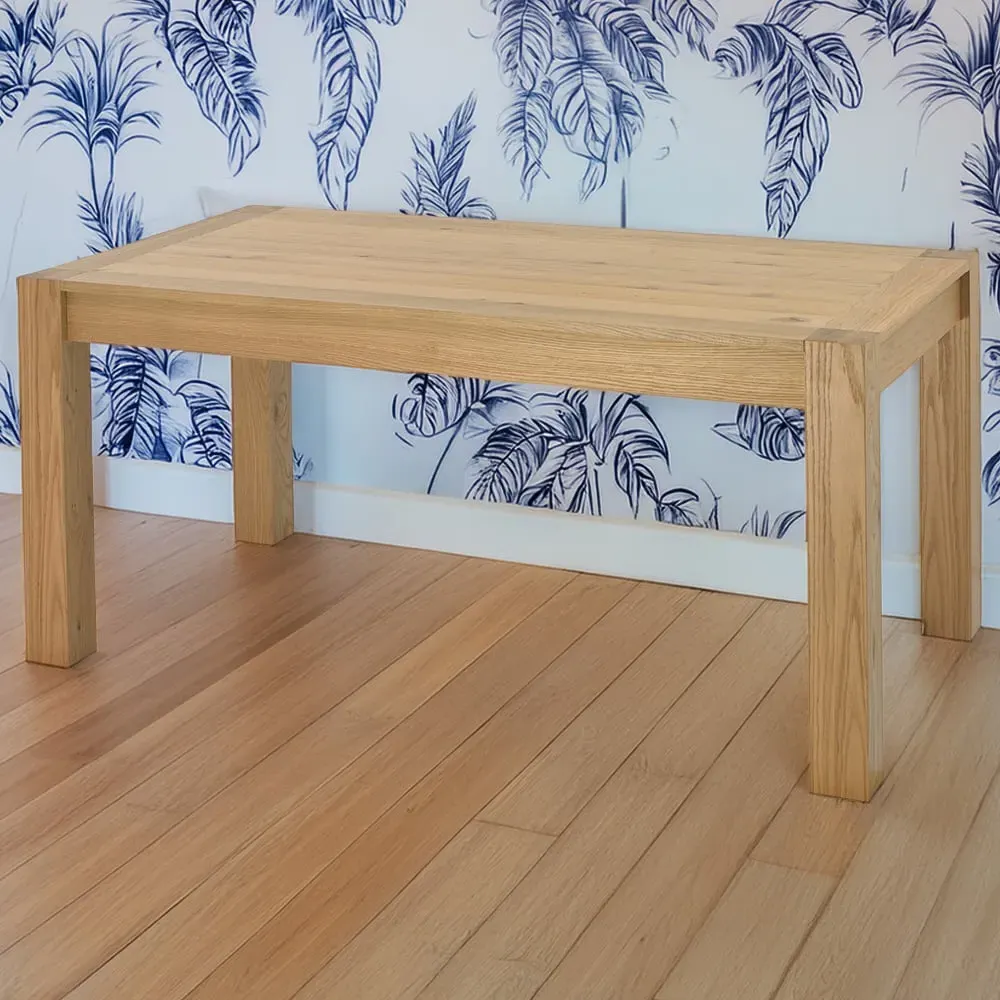 Turin 6-Seater Extending Dining Table - Light Oak