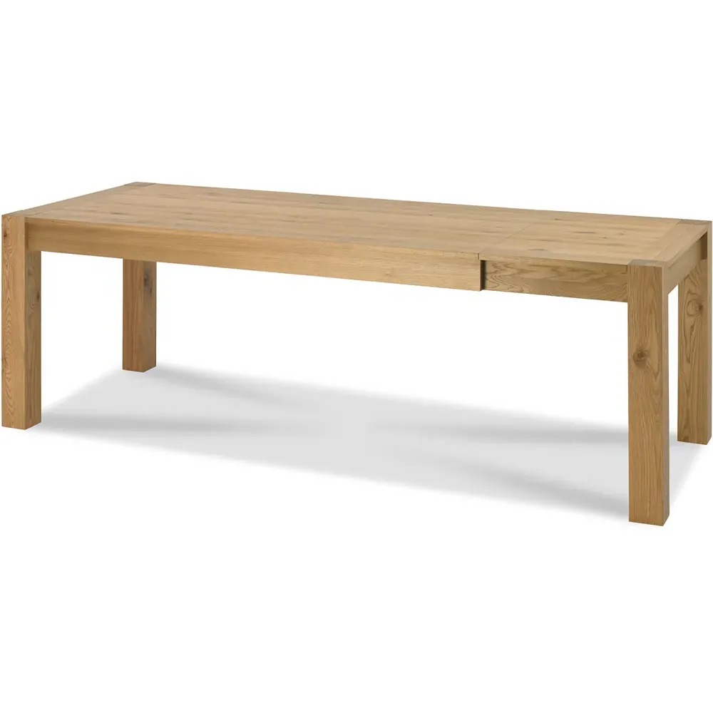 Turin 8-Seater Extending Dining Table - Light Oak