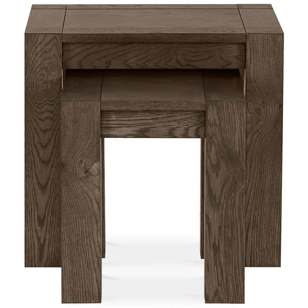 Turin Nesting Table Set of 2 - Dark Oak
