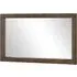 Turin Rectangle Wall Mirror - Dark Oak
