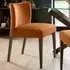 Turin Set of 2 Low Back Upholstered Chairs - Orange, Oak