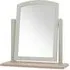 Whitby Vanity Mirror with Base - Grey, Oak