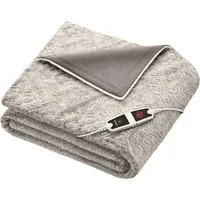 Nordic Fluffy Electric Heated Throw - Cream