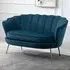 Ariel 2-Seater Sofa - Blue, Fabric
